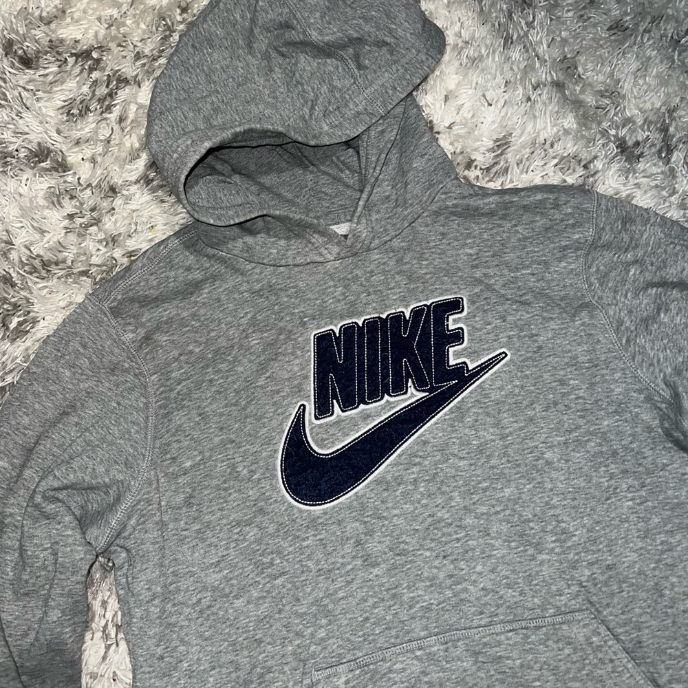 Nike Gray Hoodie Medium 10-12